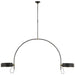 Visual Comfort Signature Canada - LED Pendant - Oso - Modern Iron and Hand-Rubbed Antique Brass- Union Lighting Luminaires Decor