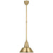 Visual Comfort Signature Canada - LED Pendant - Academy Barn Light - Hand-Rubbed Antique Brass- Union Lighting Luminaires Decor