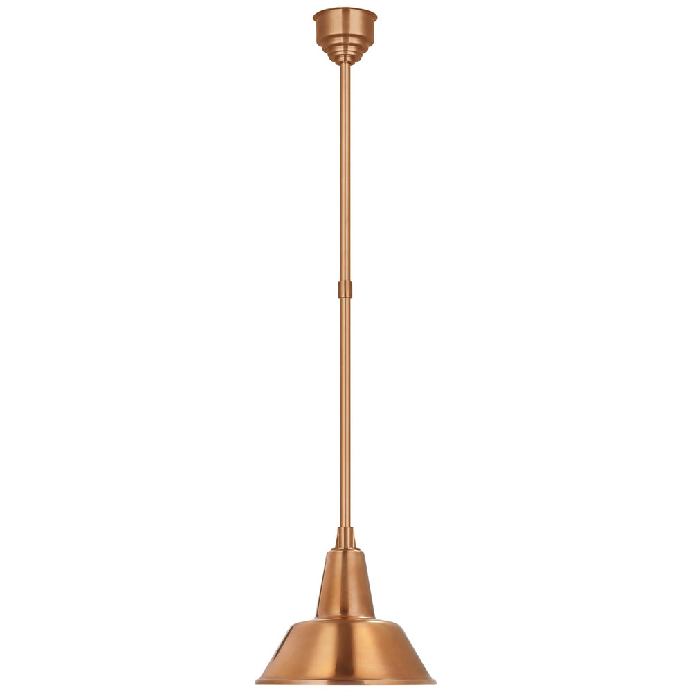 Visual Comfort Signature Canada - LED Pendant - Academy Barn Light - Soft Copper- Union Lighting Luminaires Decor
