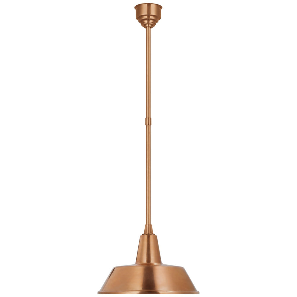 Visual Comfort Signature Canada - LED Pendant - Academy Barn Light - Soft Copper- Union Lighting Luminaires Decor