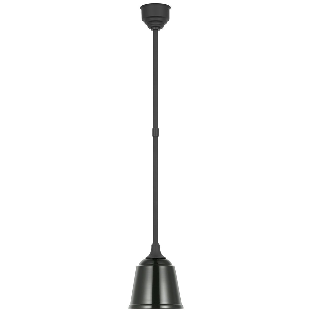 Visual Comfort Signature Canada - LED Pendant - Academy Barn Light - Matte Black- Union Lighting Luminaires Decor