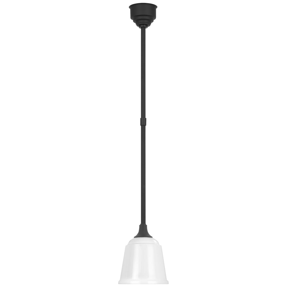 Visual Comfort Signature Canada - LED Pendant - Academy Barn Light - Matte Black- Union Lighting Luminaires Decor