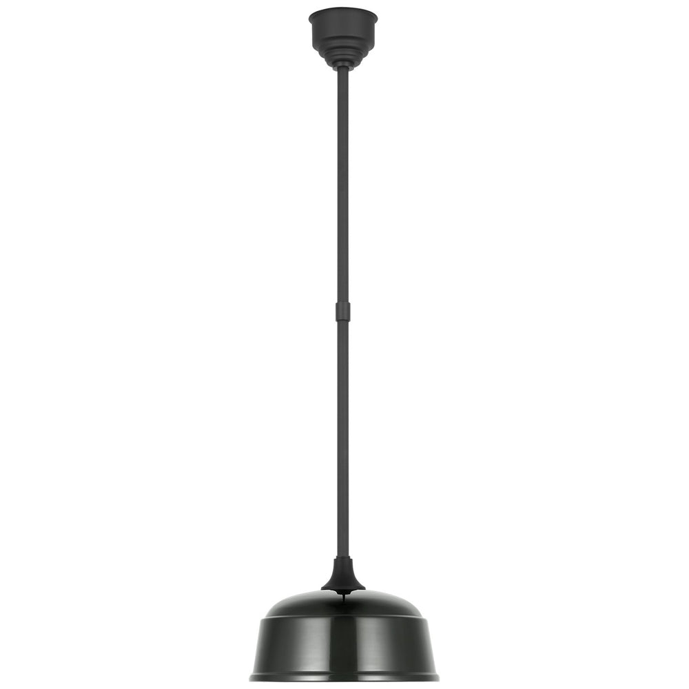 Visual Comfort Signature Canada - LED Pendant - Academy Barn Light - Matte Black- Union Lighting Luminaires Decor