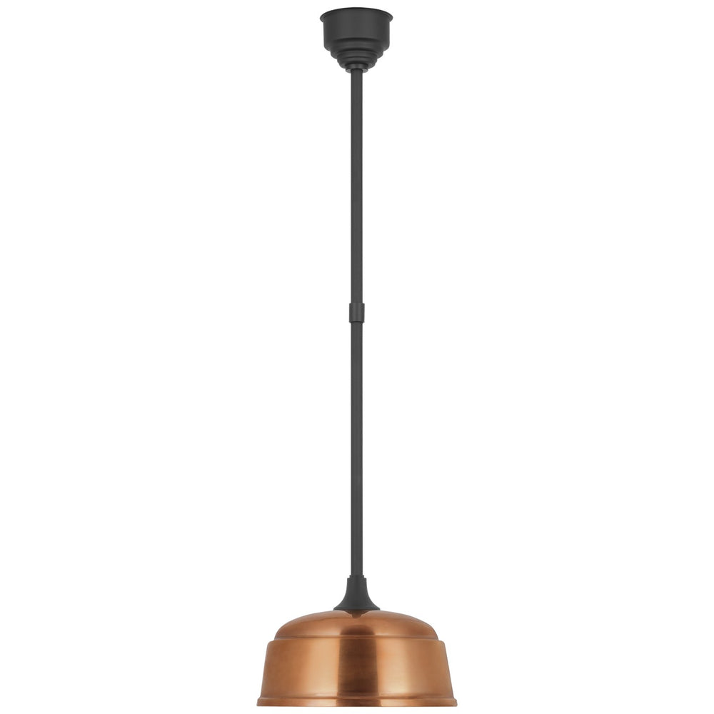 Visual Comfort Signature Canada - LED Pendant - Academy Barn Light - Matte Black- Union Lighting Luminaires Decor
