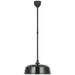 Visual Comfort Signature Canada - LED Pendant - Academy Barn Light - Matte Black- Union Lighting Luminaires Decor