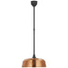 Visual Comfort Signature Canada - LED Pendant - Academy Barn Light - Matte Black- Union Lighting Luminaires Decor