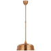 Visual Comfort Signature Canada - LED Pendant - Academy Barn Light - Soft Copper- Union Lighting Luminaires Decor