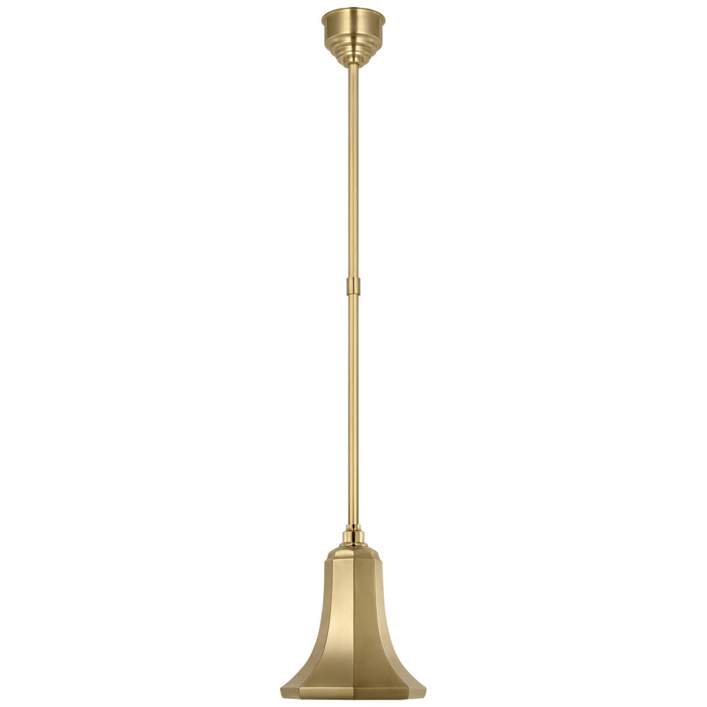 Visual Comfort Signature Canada - LED Pendant - Academy Barn Light - Hand-Rubbed Antique Brass- Union Lighting Luminaires Decor
