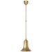 Visual Comfort Signature Canada - LED Pendant - Academy Barn Light - Hand-Rubbed Antique Brass- Union Lighting Luminaires Decor
