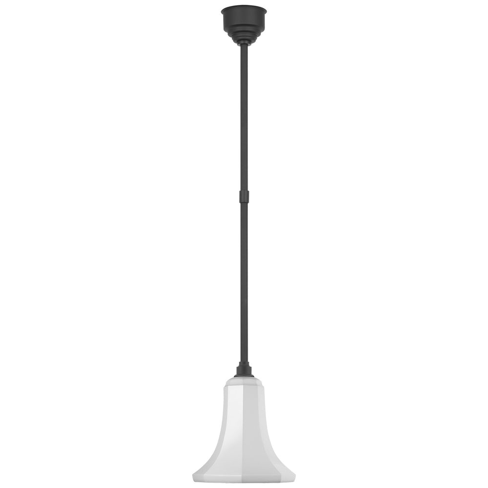 Visual Comfort Signature Canada - LED Pendant - Academy Barn Light - Matte Black- Union Lighting Luminaires Decor