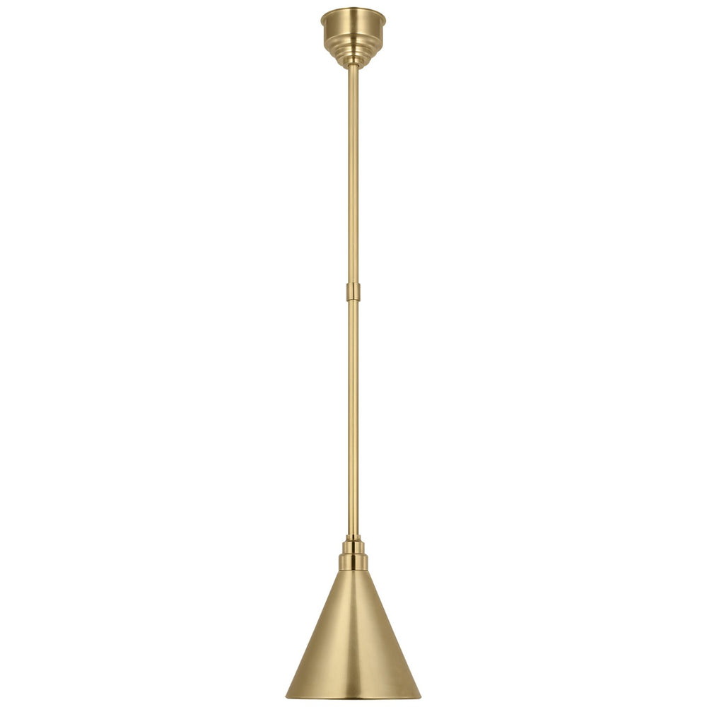 Visual Comfort Signature Canada - LED Pendant - Academy Barn Light - Hand-Rubbed Antique Brass- Union Lighting Luminaires Decor