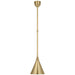 Visual Comfort Signature Canada - LED Pendant - Academy Barn Light - Hand-Rubbed Antique Brass- Union Lighting Luminaires Decor
