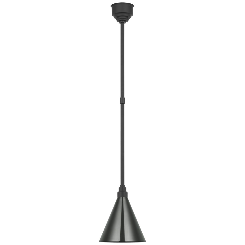 Visual Comfort Signature Canada - LED Pendant - Academy Barn Light - Matte Black- Union Lighting Luminaires Decor