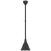 Visual Comfort Signature Canada - LED Pendant - Academy Barn Light - Matte Black- Union Lighting Luminaires Decor