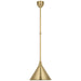 Visual Comfort Signature Canada - LED Pendant - Academy Barn Light - Hand-Rubbed Antique Brass- Union Lighting Luminaires Decor