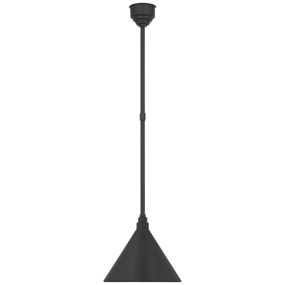 Visual Comfort Signature Canada - LED Pendant - Academy Barn Light - Matte Black- Union Lighting Luminaires Decor