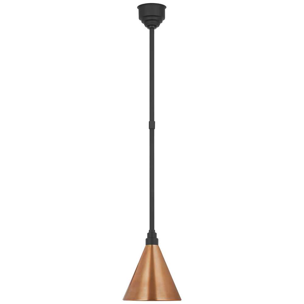 Visual Comfort Signature Canada - LED Pendant - Academy Barn Light - Matte Black- Union Lighting Luminaires Decor
