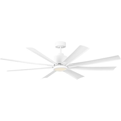 Generation Lighting Canada - 65"Ceiling Fan - Flera Smart 65 LED - Matte White- Union Lighting Luminaires Decor