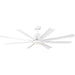 Generation Lighting Canada - 65"Ceiling Fan - Flera Smart 65 LED - Matte White- Union Lighting Luminaires Decor