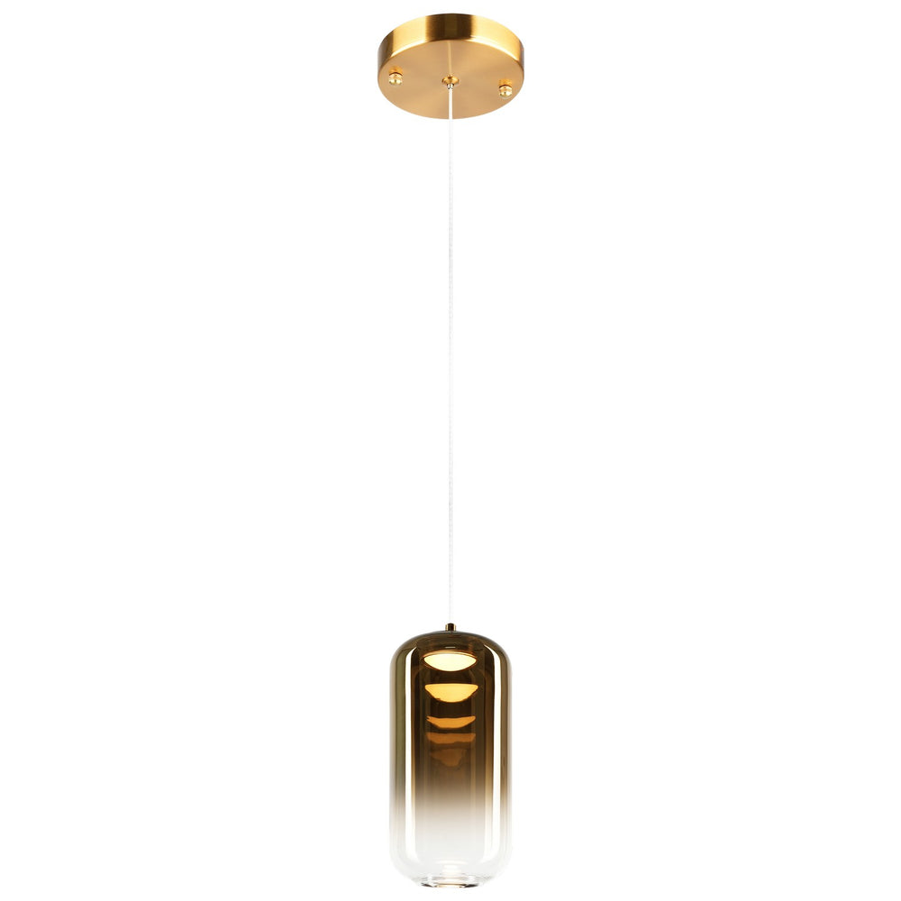 Matteo Canada - One Light Pendant - Refrax - Aged Gold Brass- Union Lighting Luminaires Decor