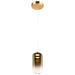Matteo Canada - One Light Pendant - Refrax - Aged Gold Brass- Union Lighting Luminaires Decor