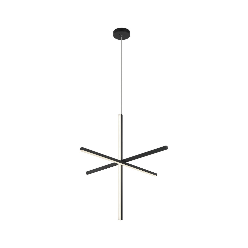 Matteo Canada - Three Light Pendant - Crosley - Matte Black- Union Lighting Luminaires Decor
