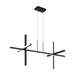 Matteo Canada - Four Light Pendant - Crosley - Matte Black- Union Lighting Luminaires Decor