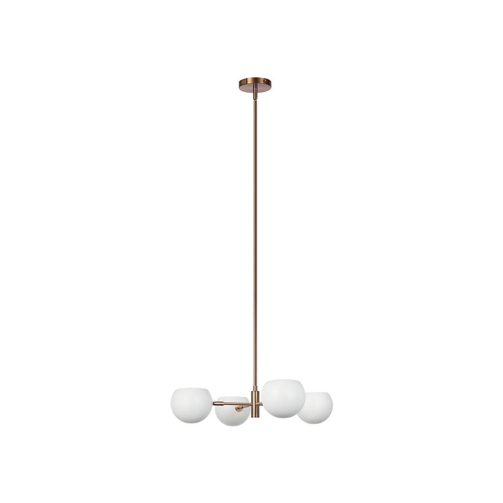 Matteo Canada - Four Light Pendant - Orb - Matte White- Union Lighting Luminaires Decor