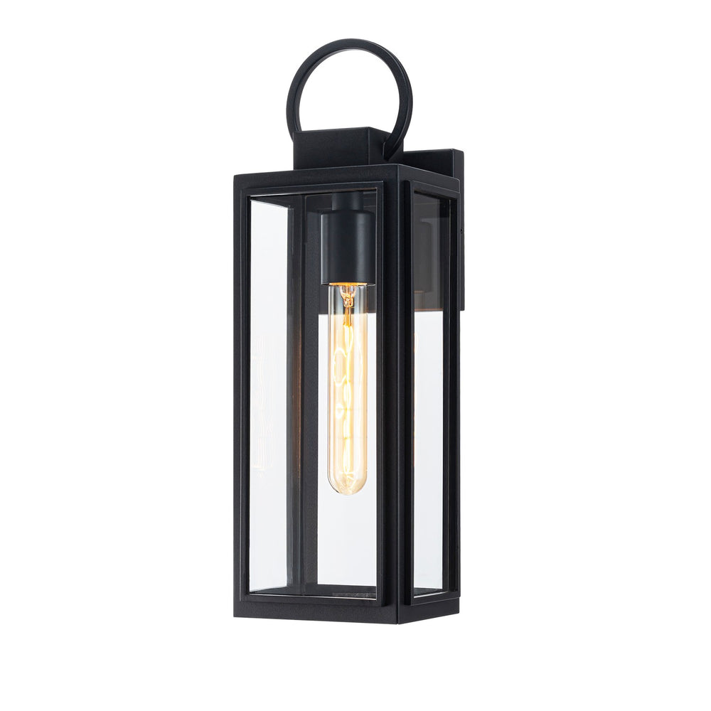 Matteo Canada - One Light Outdoor Wall Mount - Crosby - Matte Black- Union Lighting Luminaires Decor