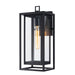 Matteo Canada - One Light Outdoor Lantern - Stratford - Matte Black- Union Lighting Luminaires Decor