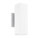Matteo Canada - Two Light Wall Sconce - Kubular - Matte White- Union Lighting Luminaires Decor