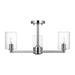 Visual Comfort Studio Canada - Three Light Semi-Flush Mount - Fullton - Chrome- Union Lighting Luminaires Decor