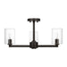 Visual Comfort Studio Canada - Three Light Semi-Flush Mount - Fullton - Midnight Black- Union Lighting Luminaires Decor