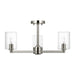 Visual Comfort Studio Canada - Three Light Semi-Flush Mount - Fullton - Brushed Nickel- Union Lighting Luminaires Decor