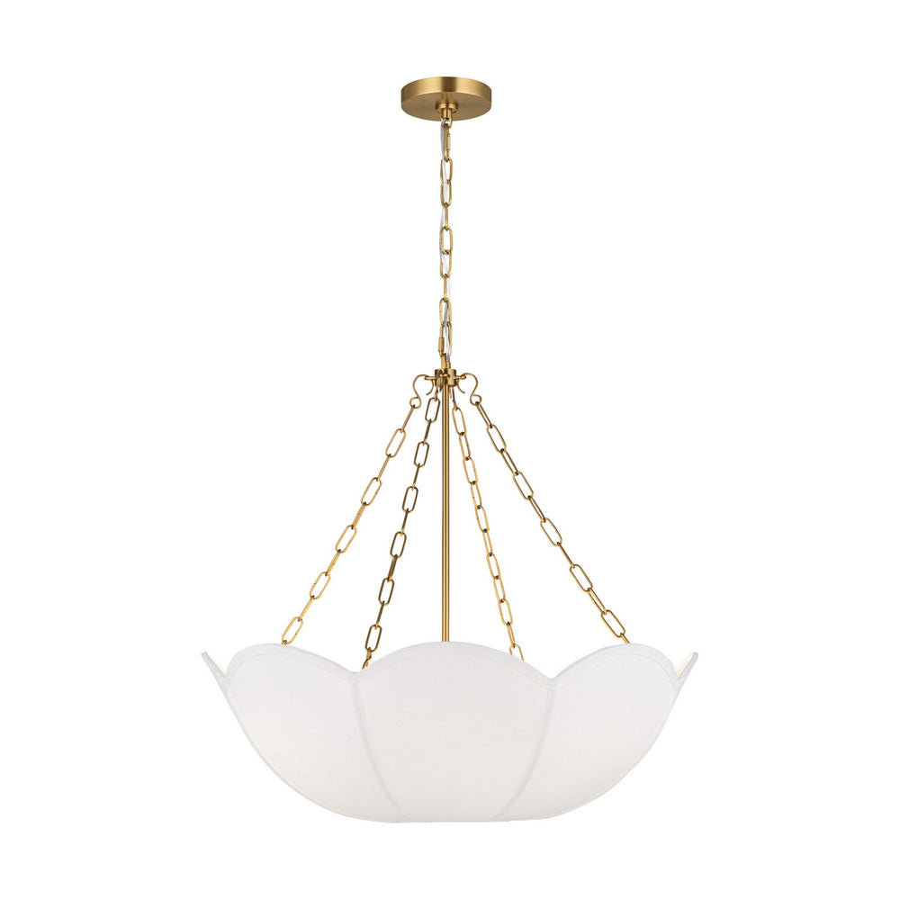 Visual Comfort Studio Canada - Three Light Chandelier - Stassi - Burnished Brass- Union Lighting Luminaires Decor