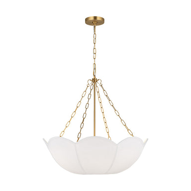 Visual Comfort Studio Canada - Three Light Chandelier - Stassi - Burnished Brass- Union Lighting Luminaires Decor