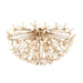 Corbett Lighting Canada - Six Light Semi Flush Mount - Corfu - Ivory Coco- Union Lighting Luminaires Decor