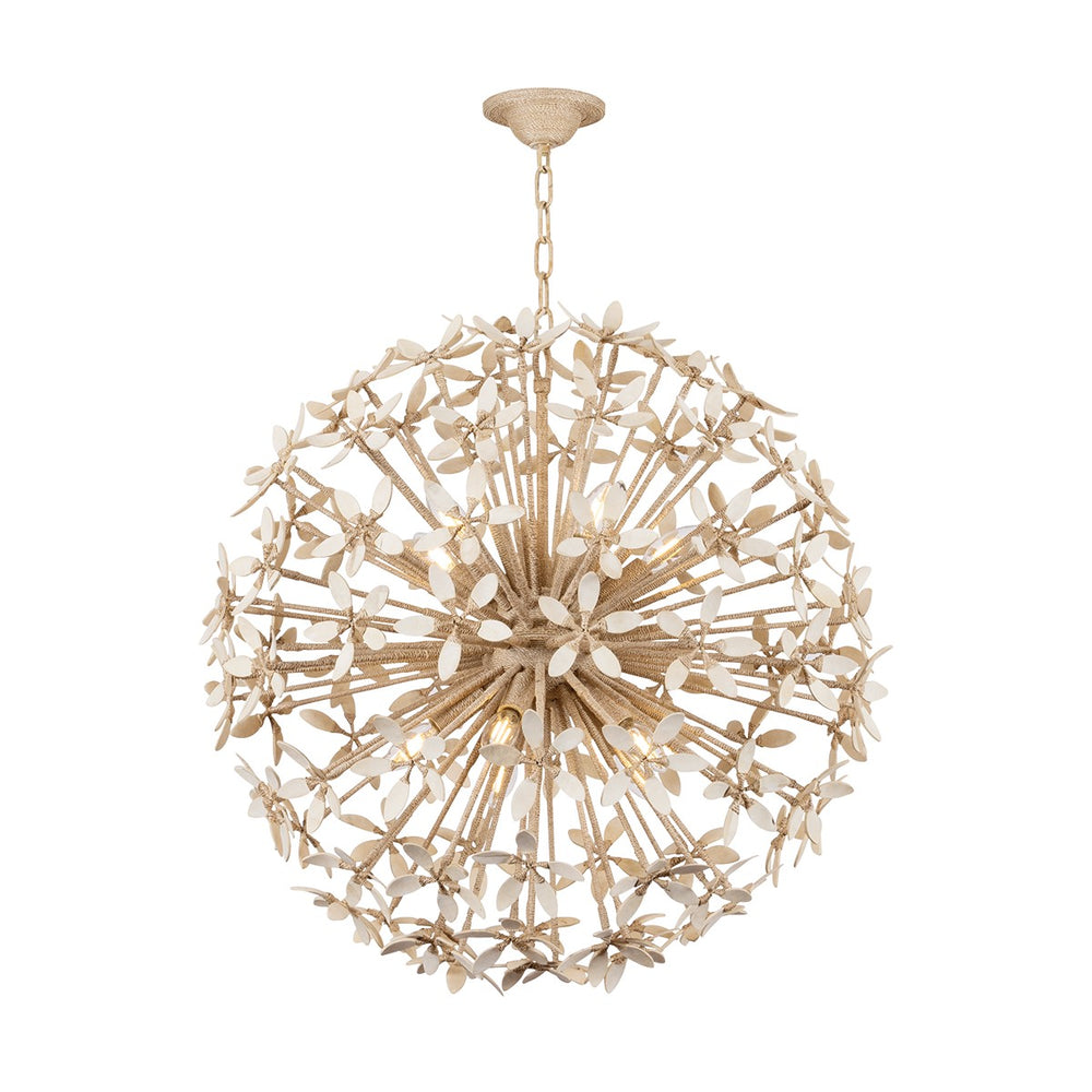 Corbett Lighting Canada - Ten Light Chandelier - Corfu - Ivory Coco- Union Lighting Luminaires Decor