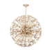 Corbett Lighting Canada - Ten Light Chandelier - Corfu - Ivory Coco- Union Lighting Luminaires Decor