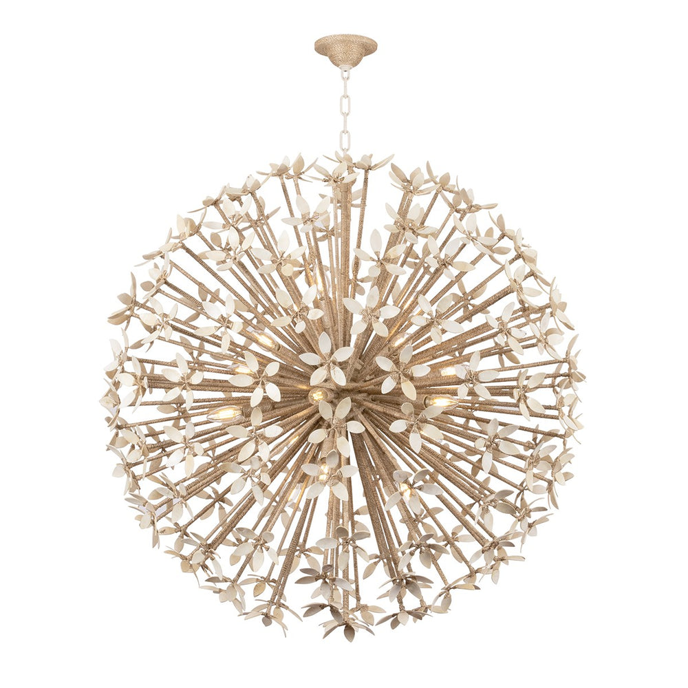 Corbett Lighting Canada - 16 Light Chandelier - Corfu - Ivory Coco- Union Lighting Luminaires Decor