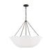 Visual Comfort Studio Canada - Four Light Chandelier - Stassi - Aged Iron- Union Lighting Luminaires Decor