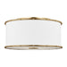 Visual Comfort Studio Canada - Two Light Flush Mount - Aldric - Gild- Union Lighting Luminaires Decor