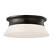 Visual Comfort Studio Canada - Two Light Flush Mount - Panos - Aged Iron- Union Lighting Luminaires Decor
