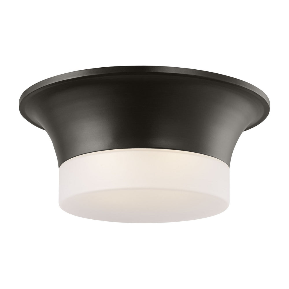 Visual Comfort Studio Canada - Two Light Flush Mount - Sina - Aged Iron- Union Lighting Luminaires Decor