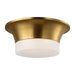 Visual Comfort Studio Canada - Two Light Flush Mount - Sina - Burnished Brass- Union Lighting Luminaires Decor
