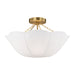 Visual Comfort Studio Canada - Two Light Semi Flush Mount - Stassi - Burnished Brass- Union Lighting Luminaires Decor