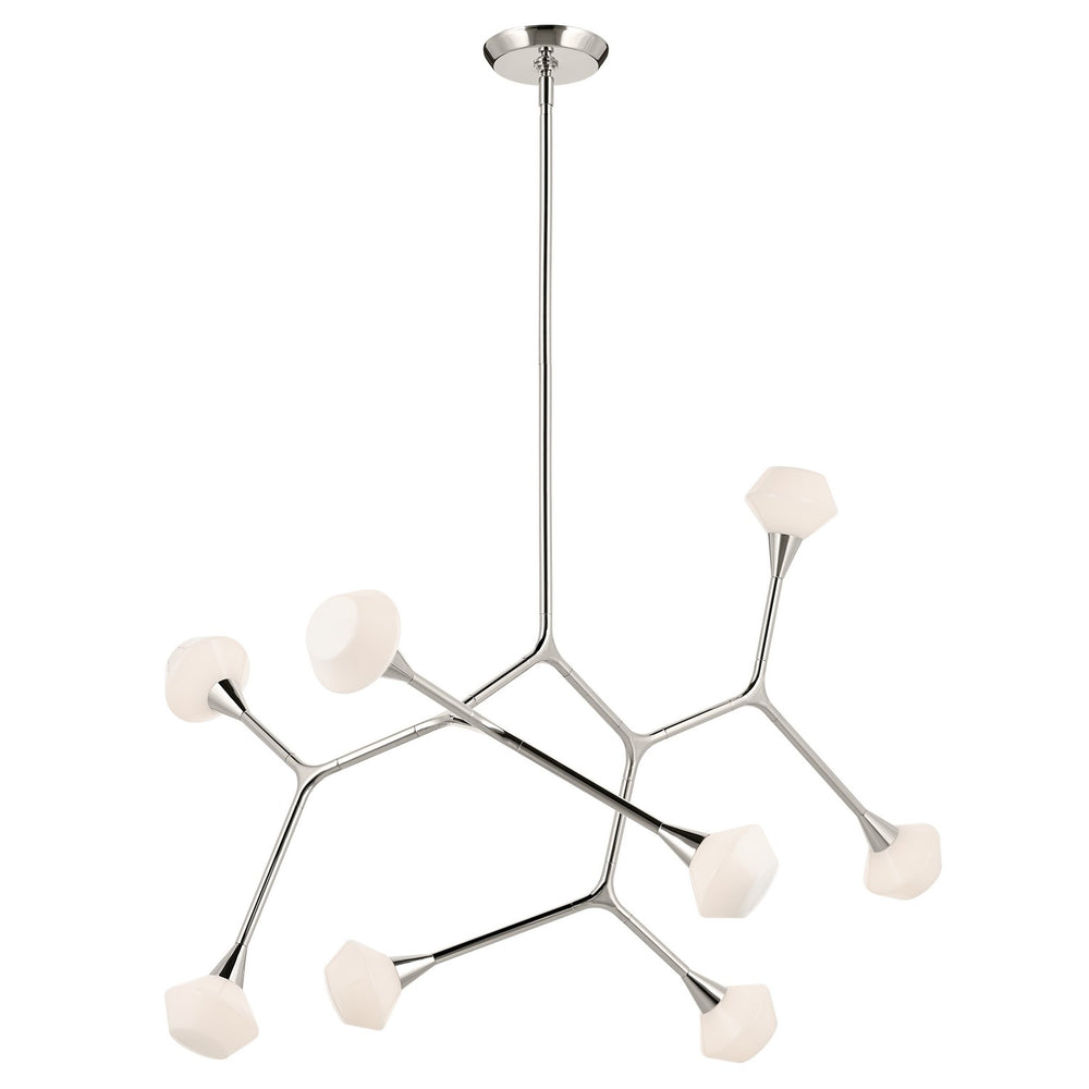 Kichler Canada - LED Chandelier - Cassius - Polished Nickel- Union Lighting Luminaires Decor