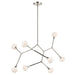 Kichler Canada - LED Chandelier - Cassius - Polished Nickel- Union Lighting Luminaires Decor