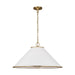 Visual Comfort Studio Canada - Three Light Pendant - Aldric - Gild- Union Lighting Luminaires Decor