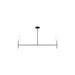 Visual Comfort Studio Canada - Two Light Linear Chandelier - Key - Midnight Black- Union Lighting Luminaires Decor